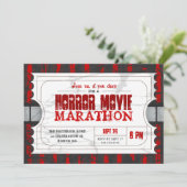 Invitation d'admission du Movie Ticket Horror Movi (Debout devant)