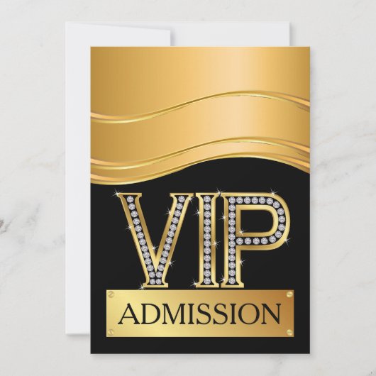 Invitation d'admission VIP (Devant)
