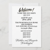 Invitation d'admission VIP (Dos)