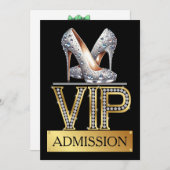 Invitation d'admission VIP (Devant / Derrière)