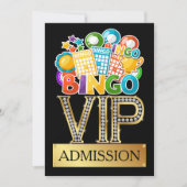 Invitation d'admission VIP Bingo (Devant)