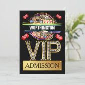 Invitation d'admission VIP CASINO (Debout devant)