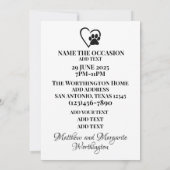 Invitation d'admission VIP PETS (Dos)