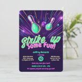 Invitation d'Ados à la fête de Bowling noire (Debout devant)