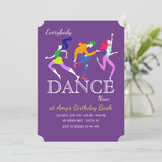 Invitation d'ados de danse (Debout devant)