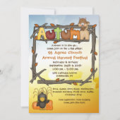 Invitation d'affaire d'automne (Devant)