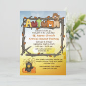 Invitation d'affaire d'automne (Debout devant)