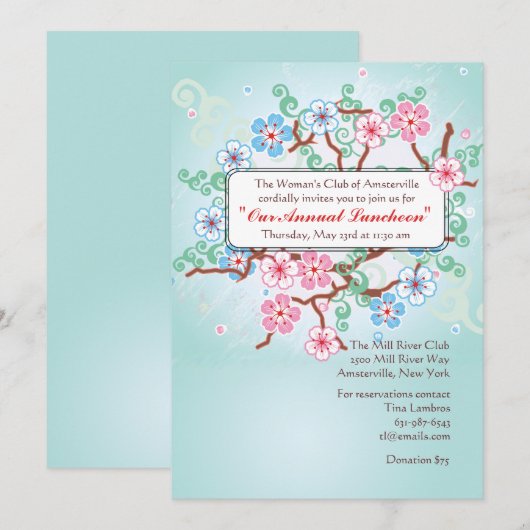 Invitation d'affaire de ressort (Devant / Derrière)