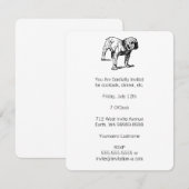 Invitation d'affaires de Bouledogue Professionnel (Devant / Derrière)