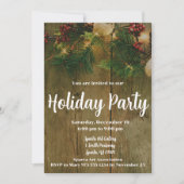Invitation d'affaires pour une fête de fin d'année (Devant)