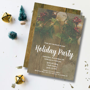 Invitation d'affaires pour une fête de fin d'année