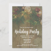 Invitation d'affaires pour une fête de fin d'année (Devant)