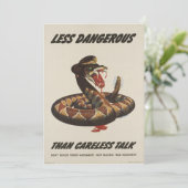 Invitation d'affiche patriotique 2ème guerre mondi (Debout devant)