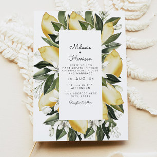 Invitation Dahlia - Citrus de citron Jardin de fruits tropica