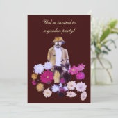 Invitation Dahlia Garden Party (Debout devant)