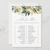 Invitation DAHLIA Lemon Voudrait Elle Plutôt Jeu De Mariage (Devant)