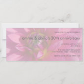 Invitation Dahlia rose (Dos)