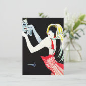 Invitation d'aileron de partie de bandit d'années (Debout devant)