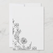 Invitation Dainty Elegance Le Mariage De (Dos)