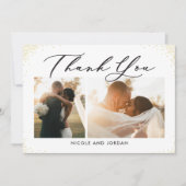 Invitation Dainty Sprinkings Flat Thank You Note Card (Devant)