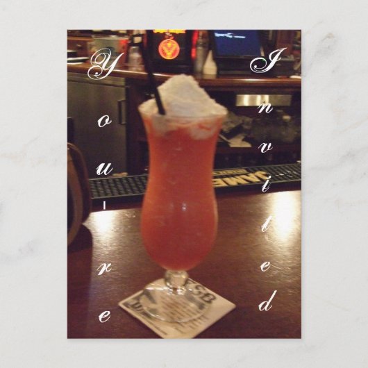 Invitation Daiquiri Cocktail Party (Devant)