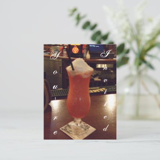 Invitation Daiquiri Cocktail Party (Debout devant)