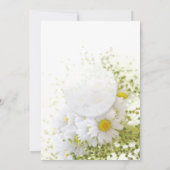 Invitation Daisées en Amour - Bouquet Mariage modifiable (Dos)
