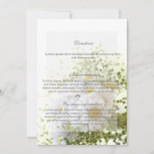 Invitation Daisées en amour Editable Mariage Bouquet Directio (Devant)