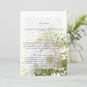 Invitation Daisées en amour Editable Mariage Bouquet Directio (Debout devant)