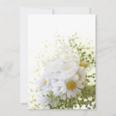 Invitation Daisées en Amour - Fête des mariées de bouquet mod (Dos)