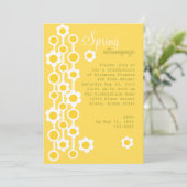 Invitation Daisies pointillées no 1 (Debout devant)