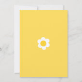 Invitation Daisies pointillées no 1 (Dos)