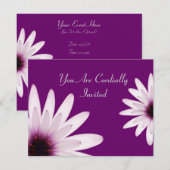 Invitation Daisy (Devant / Derrière)