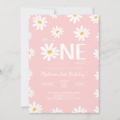 Invitation Daisy 1er anniversaire (Devant)