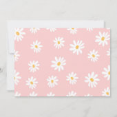 Invitation Daisy 1er anniversaire Photo (Dos)