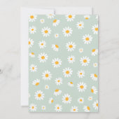 Invitation Daisy Anniversaire Boho Super Un 1er Anniversaire (Dos)