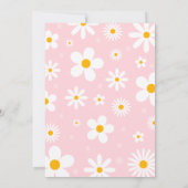 Invitation Daisy Anniversaire Boho Two Wild 2e Anniversaire (Dos)