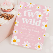 Invitation Daisy Anniversaire Boho Two Wild 2e Anniversaire