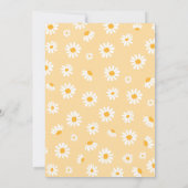 Invitation Daisy Anniversaire Fête Bohmian Little Miss Oneder (Dos)