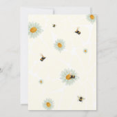 Invitation Daisy Bee Wild One Girl's 1st Birthday (Dos)