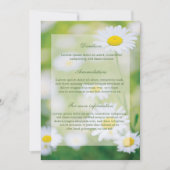 Invitation Daisy Daisies Fleur Floral Mariage d'été (Devant)