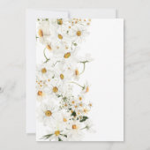 Invitation Daisy Elegant Wildflower Modern Bridal Shower (Dos)