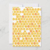 Invitation Daisy et Bee Sunflower Premier anniversaire (Dos)