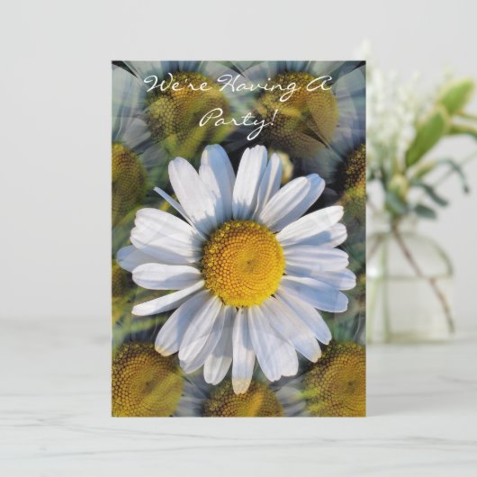 Invitation DAISY FLEURS (Debout devant)