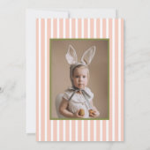 Invitation Daisy Floral Vert rose Super Fille Anniversaire (Dos)