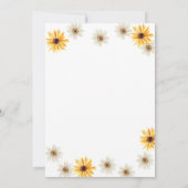 Invitation Daisy Flower Bay Bee in Bloom Baby shower (Dos)