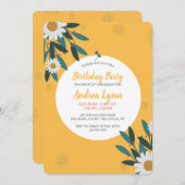 Invitation Daisy Focus (Devant / Derrière)