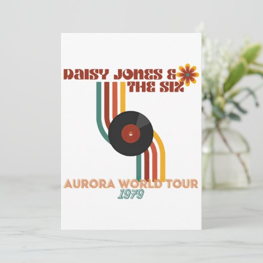 Invitation Daisy Jones Les Six (Debout devant)