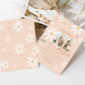 Invitation Daisy Little Miss Onederful Photo Anniversaire