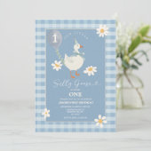 Invitation Daisy Little Silly Goose Balloon Boy 3e anniversai (Debout devant)